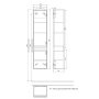 Пенал подвесной 35 см IDDIS Esper ESP35W0i97 белый Пенал подвесной 35 см IDDIS Esper ESP35W0i97 белый