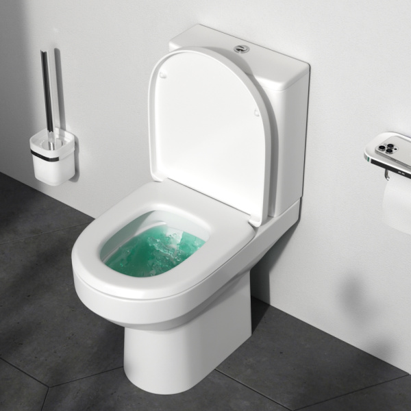 Унитаз-компакт Am.Pm Spirit V2.0 C708600WH напольный безободковый