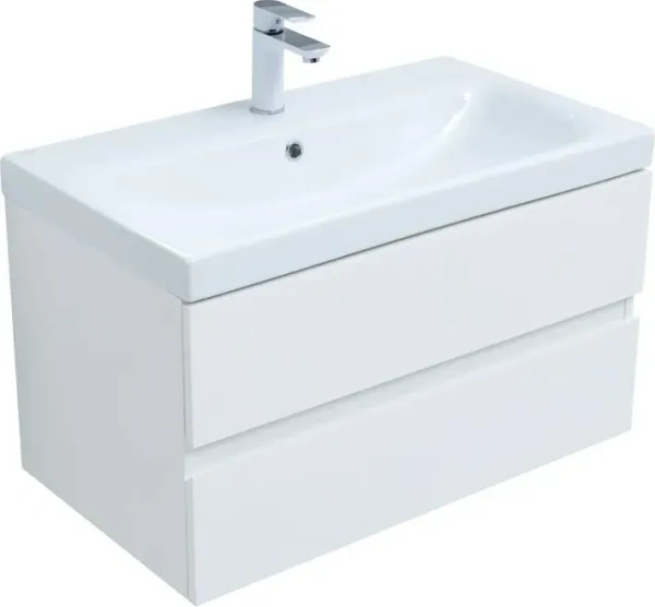 Мебель для ванной Aquanet Беркли 80 подвесная белая