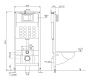 Инсталляция ABBER AC0105 для подвесного унитаза Инсталляция ABBER AC0105 для подвесного унитаза