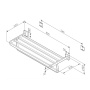 Полка для полотенец AM.PM Func 12850 A8F37700 хром глянцевая