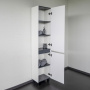 Пенал Comforty Лозанна 40x190 см 00-00017838 напольный белый