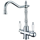 Смеситель для кухни с краном Boheme TRADIZIONALE CHROMO CRISTAL 113-CRST Смеситель для кухни с краном Boheme TRADIZIONALE CHROMO CRISTAL 113-CRST