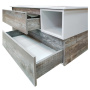 Тумба с раковиной Comforty Турин 120 см 00-00013939 подвесная белая