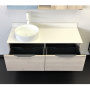 Тумба с раковиной Comforty Порто 120 см 00-00008905 подвесная дуб дымчатый