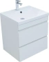 Тумба под раковину Aquanet Нота New 55 см 00335417 подвесная белая глянцевая
