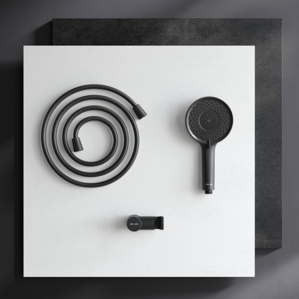 Душевой гарнитур AM.PM X-Joy F01185A022 черный матовый