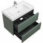 Тумба под раковину Roca Ona 80 см A857630513 подвесная зеленая