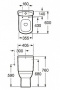 Бачок Roca Dama Senso Compacto 34151B000 Бачок Roca Dama Senso Compacto 34151B000
