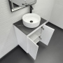 Тумба с раковиной Comforty Двина 60 см 00-00019598 напольная белая