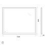 Зеркало с LED подсветкой 100x80 см BelBagno  SPC-GRT-1000-800-LED-TCH Зеркало с LED подсветкой 100x80 см BelBagno  SPC-GRT-1000-800-LED-TCH