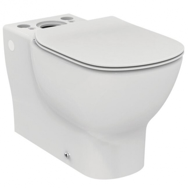 Напольный пристенный унитаз для монтажа с бачком Ideal Standard TESI AquaBlade® T008201 Напольный пристенный унитаз для монтажа с бачком Ideal Standard TESI AquaBlade® T008201