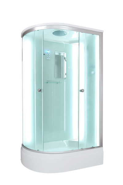 Душевая кабина DTO D272SRLED профиль хром