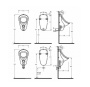 Писсуар  beWash Eri 37108001 Писсуар  beWash Eri 37108001