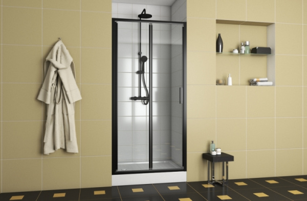 Душевая дверь в нишу 100x200 Bravat Blackline BD100.4121B Душевая дверь в нишу 100x200 Bravat Blackline BD100.4121B
