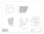 Безободковый унитаз  Disegno Ceramica Loom LO002RIM01  белый Безободковый унитаз  Disegno Ceramica Loom LO002RIM01  белый