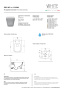 Безободковый унитаз крепежом  White Ceramic Idea W10003CF кофейный матовый Безободковый унитаз крепежом  White Ceramic Idea W10003CF кофейный матовый