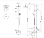 Душевая колонна со смесителем для ванны Bravat F6125183BM-A5-RUS Душевая колонна со смесителем для ванны Bravat F6125183BM-A5-RUS