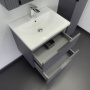 Тумба с раковиной Comforty Лима 60 см 00-00019176 подвесная антрацит