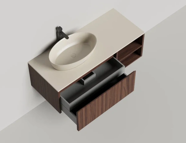 Тумба под раковину Salini Domino 120 см 27D212ONA подвесная любой RAL