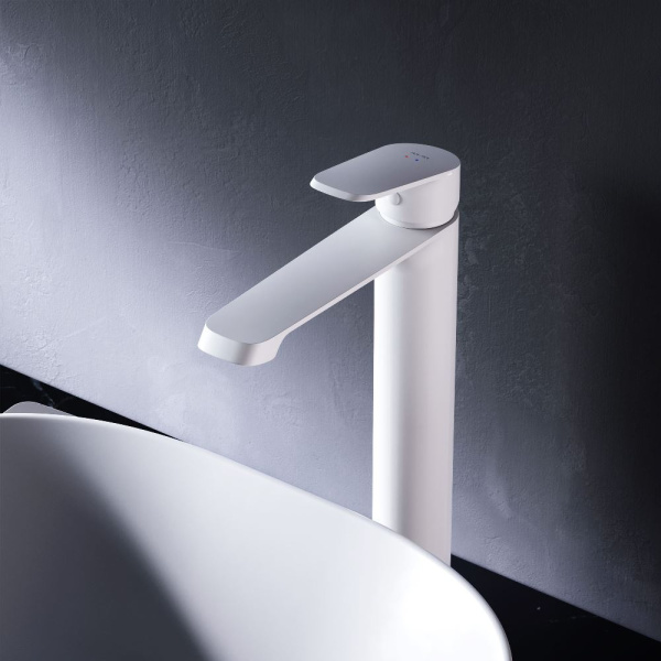 Смеситель для раковины Am.Pm Func белый матовый