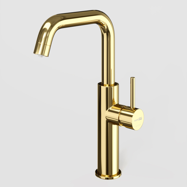 Смеситель для мойки с дополнительным изливом для фильтра WasserKRAFT A8577 золото глянцевый