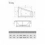 Ванна акриловая Vayer Trinity Гл000006818 170x130 Ванна акриловая Vayer Trinity Гл000006818 170x130