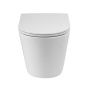 Унитаз подвесной безободковый  BelBagno FLAY-R BB053CHR Унитаз подвесной безободковый  BelBagno FLAY-R BB053CHR