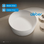Ванна из искусственного камня Abber 150x150 см AS9679