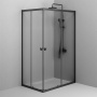 Душевой уголок AM.PM Sunny 120x190x80 W87G-403-12080-BT профиль черный