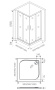 Душевое ограждение GOOD DOOR INFINITY CR-100-G-CH  100x100x185 Душевое ограждение GOOD DOOR INFINITY CR-100-G-CH  100x100x185