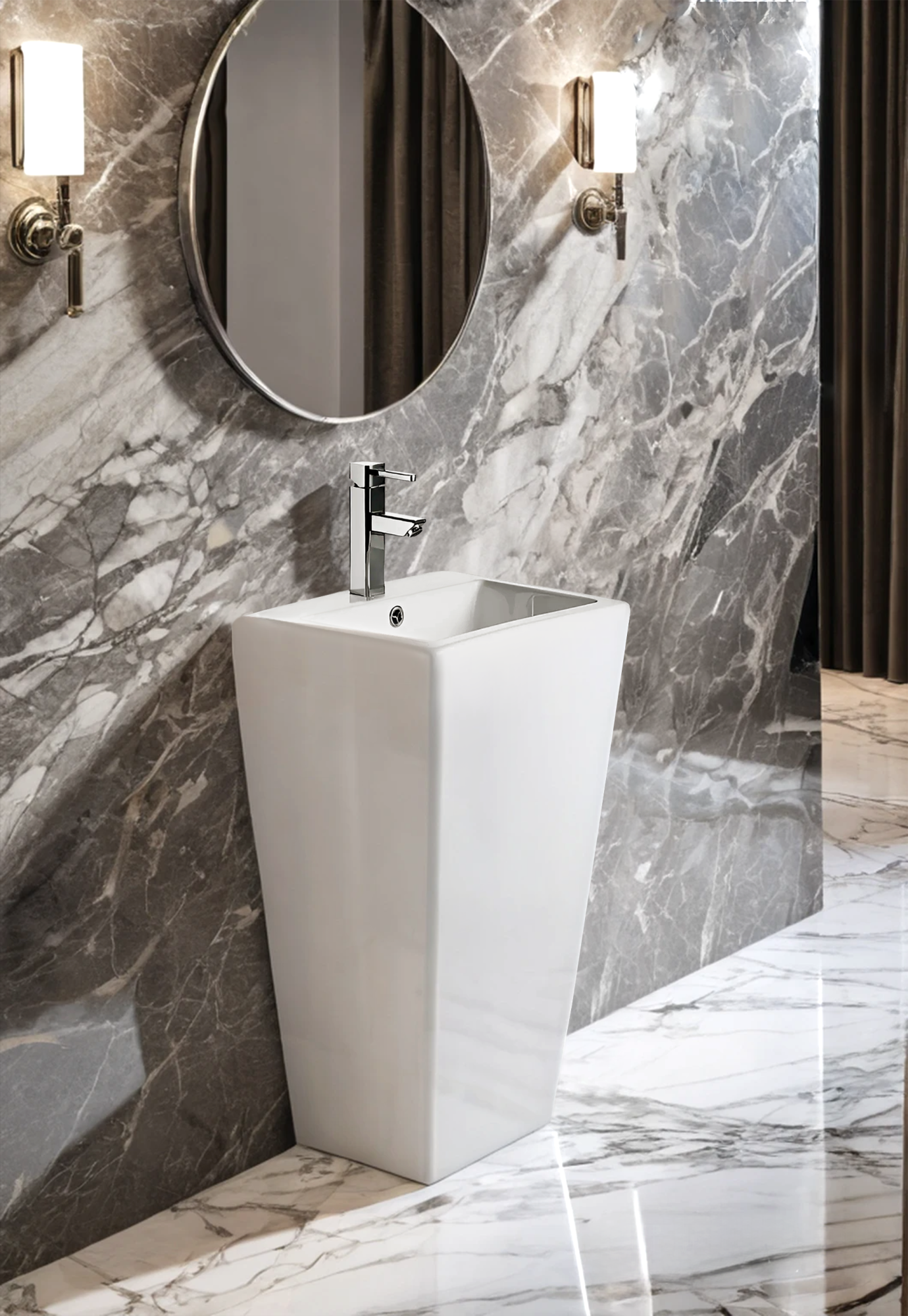 Раковина Ceruttispa Vito CT7663 напольная