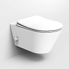 Унитаз подвесной с функцией биде без сиденья Boheme Avva 972-2-MW Белый Унитаз подвесной с функцией биде без сиденья Boheme Avva 972-2-MW Белый