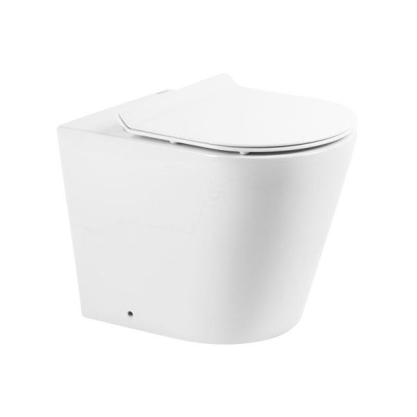 Унитаз приставной безободковый  BelBagno FLAY-R BB1003CBR Унитаз приставной безободковый  BelBagno FLAY-R BB1003CBR