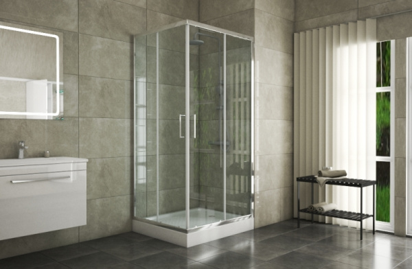 Душевой уголок 90x90x200 Bravat Line BS090.2202A Душевой уголок 90x90x200 Bravat Line BS090.2202A