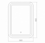 Зеркало с LED подсветкой 55х80 Silver Mirrors Мальта ФР-00000941 Зеркало с LED подсветкой 55х80 Silver Mirrors Мальта ФР-00000941