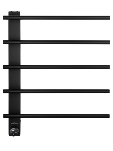 Полотенцесушитель электрический Wonzon & Woghand Nürnberg WW-AL345-MB подвесной черный матовый