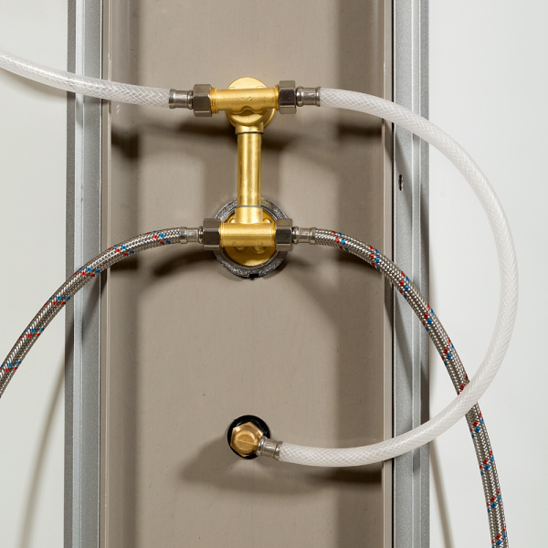 Душевая кабина AvaCan 100x100 L910GM профиль хром