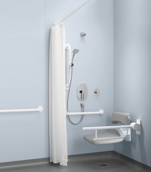 Поручень опорный прямой 80 см Ideal Standard CONTOUR S6457AC Поручень опорный прямой 80 см Ideal Standard CONTOUR S6457AC