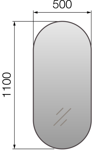 Зеркало 1Marka Lola 50 У85580 Зеркало 1Marka Lola 50 У85580