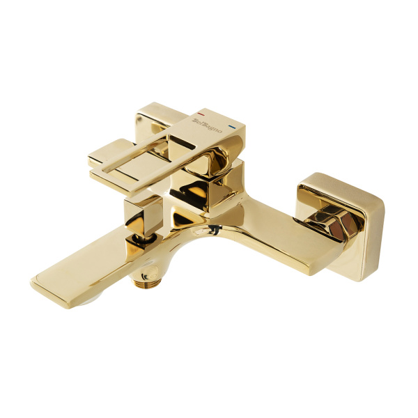 Смеситель для ванны BelBagno Luce LUC-VAS-ORO золото глянцевый
