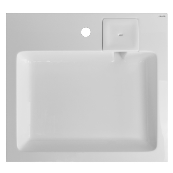 Раковина прямоугольная литьевой мрамор 60x55 Azario Beta CS00086605