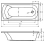 Ванна акриловая RIHO MIAMI 180x80 BB6400500000000 Ванна акриловая RIHO MIAMI 180x80 BB6400500000000