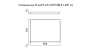 Столешница влагостойкая VELVEX Klaufs 60x45x4 Invisible Line шатанэ Столешница влагостойкая VELVEX Klaufs 60x45x4 Invisible Line шатанэ