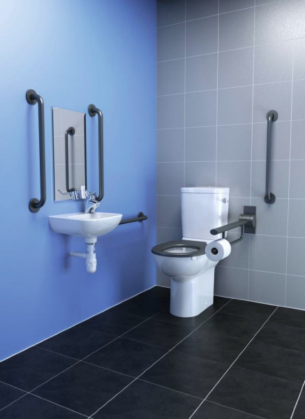 Складной поручень 80 см Ideal Standard CONTOUR S6360RN Складной поручень 80 см Ideal Standard CONTOUR S6360RN
