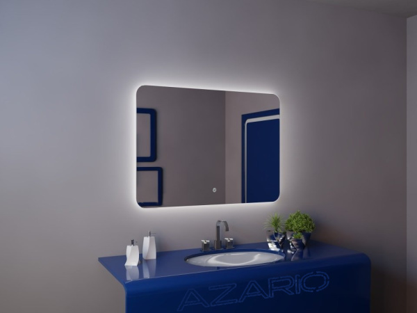 Зеркало с подсветкой и диммером 100х70 Azario Alone Raggio CS00078966 Зеркало с подсветкой и диммером 100х70 Azario Alone Raggio CS00078966