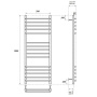 Полотенцесушитель водяной 53x100 см Point Омега PN90150S хром Полотенцесушитель водяной 53x100 см Point Омега PN90150S хром