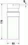 Дозатор для мыла настенный DURAVIT Starck T 0099354600 Дозатор для мыла настенный DURAVIT Starck T 0099354600