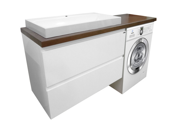 Тумба с раковиной Эстет Malibu Luxe 1550х500 левосторонний подвесной 2 ящика (ШхГхВ) 898х476х607 ФР-00007116 Тумба с раковиной Эстет Malibu Luxe 1550х500 левосторонний подвесной 2 ящика (ШхГхВ) 898х476х607 ФР-00007116