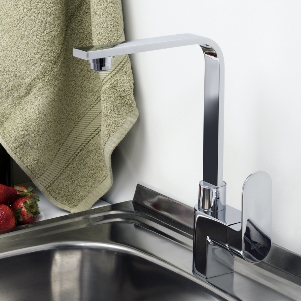Смеситель для мойки WasserKRAFT Dinkel 5807 хром глянцевый